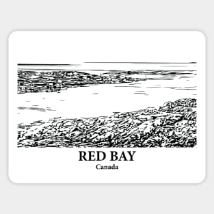 Red Bay - Canada Sticker
